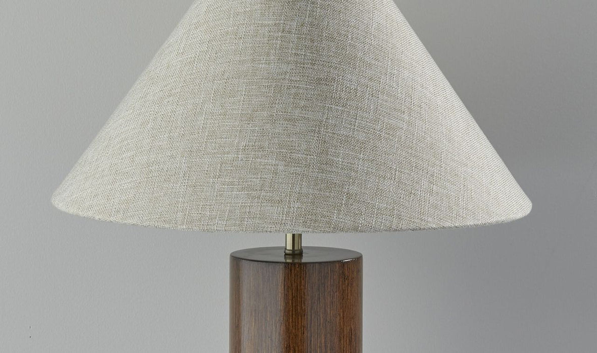 HYGGE CAVE | WALNUT WOOD TABLE LAMP