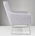 HYGGE CAVE | PALE GREY UPHOLSTERED ARMCHAIR