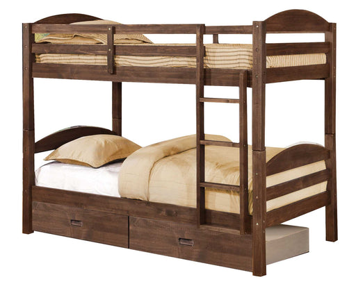 HYGGE CAVE | BROWN FINISH BUNK BED