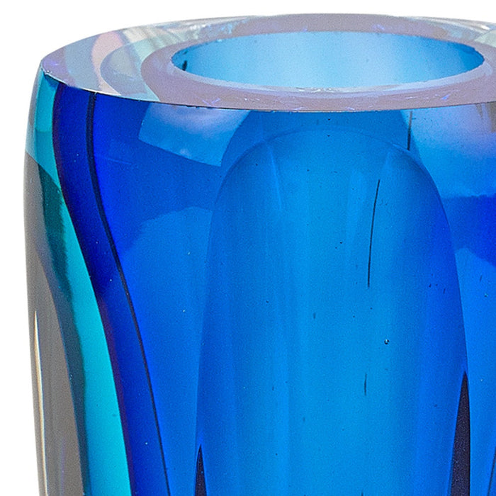 HYGGE CAVE | BLUE ART GLASS VASE