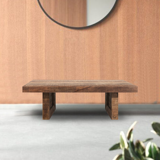 HYGGE CAVE | SOLID WOOD DINING BENCH