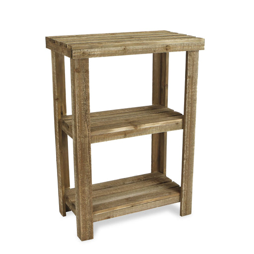 HYGGE CAVE | RUSTIC NATURAL WOOD SIDE TABLE