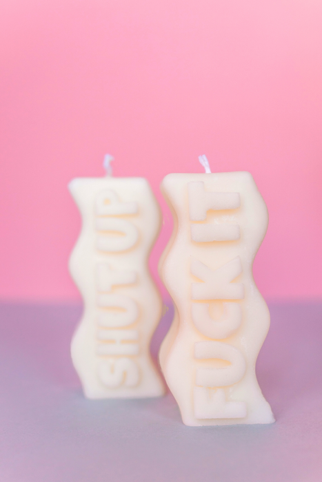 HYGGE CAVE | GET IT NOW Shut Up and Fuck It Candle set