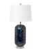 HYGGE CAVE | ARTSY BLUES GLASS TABLE LAMPS 