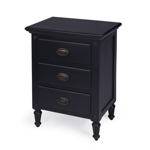 HYGGE CAVE | CLASSIC BLACK 3 DRAWER NIGHTSTAND