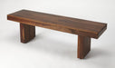 HYGGE CAVE | MODERN CHUNKY SOLID WOOD BENCH