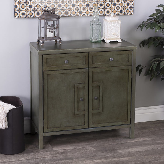 HYGGE CAVE | IMPERIAL GREEN CONSOLE CABINET