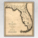 HYGGE CAVE | EARLY MAP OF FLORIDA