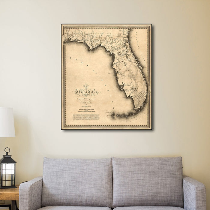HYGGE CAVE | EARLY MAP OF FLORIDA