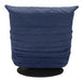 HYGGE CAVE | RELAXED LOW PROFILE COBALT BLUE SWIVEL CHAIR