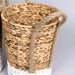 HYGGE CAVE | WOVEN WHITE AND NATURAL BASKETS