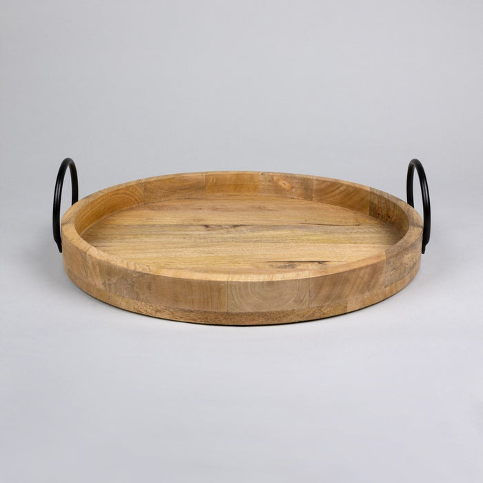 HYGGE CAVE | MOD ROUND WOODEN TRAY