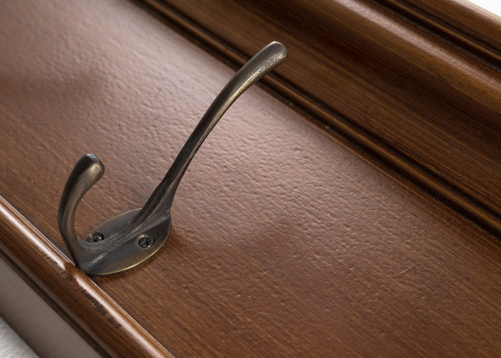 HYGGE CAVE | RUSTIC MAHOGANY COAT RACK