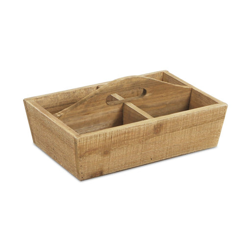 HYGGE CAVE | FOUR COMPARTMENT WOODEN CADDY