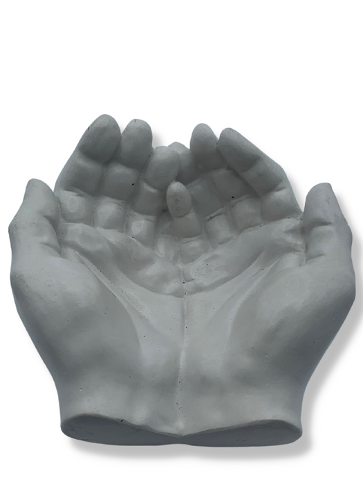 HYGGE CAVE | Giving Hands sculpture / Concrete Hands Bowl / Cement Planter