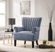 HYGGE CAVE | BLUE PLUMED COMFY ARMCHAIR