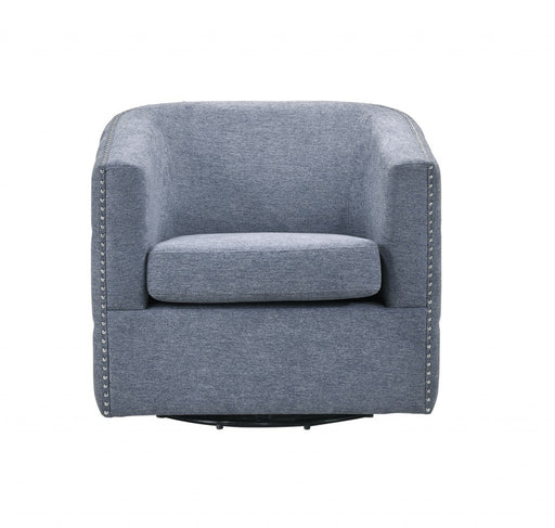 HYGGE CAVE | CHAMBRAY ACCENT CHAIR