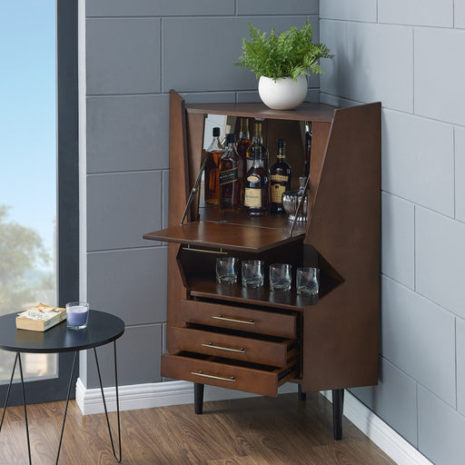 HYGGE CAVE | COSMO BROWN AND BLACK CABINET