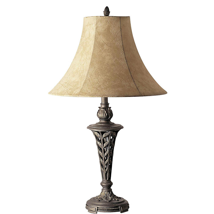 HYGGE CAVE | CARVED ANTIQUE BRONZE TABLE LAMP