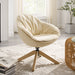 HYGGE CAVE | MODERN OFF WHITE ACCENT CHAIR