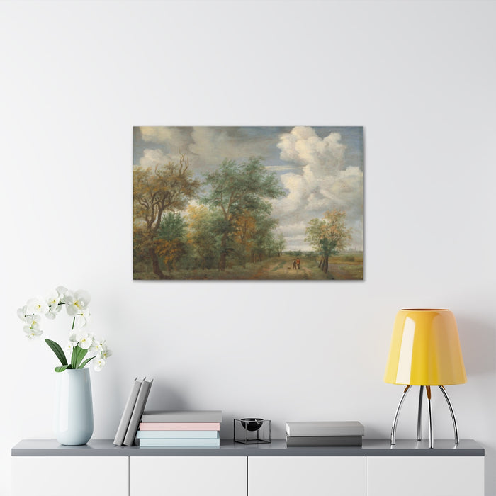 HYGGE CAVE | WOODED LANDSCAPE WITH FIGURES