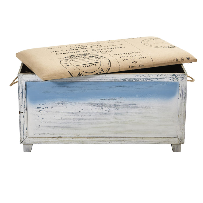 OCEAN BREEZE STORAGE BOXES, BENCH AND SEATING SET (SET OF 3) - HYGGE CAVE