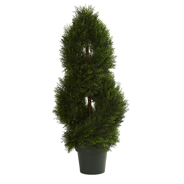 HYGGE CAVE | CYPRESS SPIRAL ARTIFICIAL TOPIARY TREE