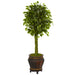 HYGGE CAVE | BRAIDED FICUS ARTIFICIAL TREE IN PLANTER