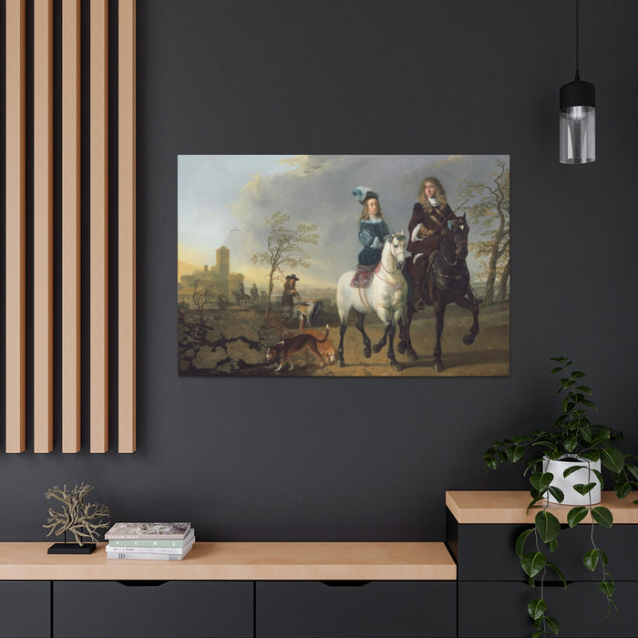 HYGGE CAVE | LADY AND GENTLEMAN ON HORSEBACK