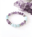Throat Chakra / Vishuddha / Crown Chakra / Sahasrara / Crystal Energy Stone / Healing Power / Natural Stone / Purple Mica Beads / Natural Loose Round Beads / Light Purple Lepidolite Jasper