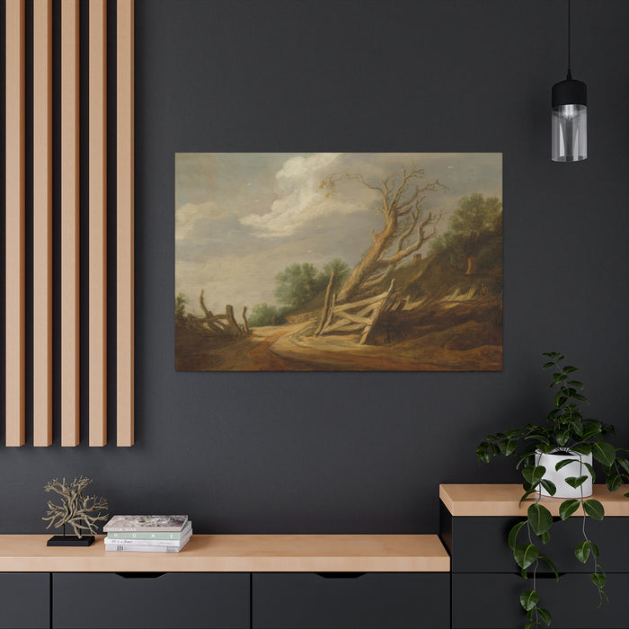 HYGGE CAVE | LANDSCAPE WITH OPEN GATE