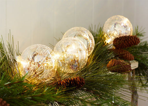 led ball ornaments - hygge cave