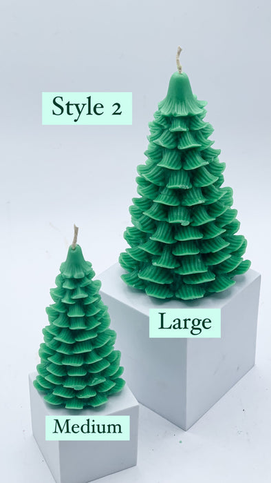 HYGGE CAVE | Christmas Tree Candle (Medium Size)