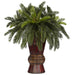 HYGGE CAVE | CYCAS W/BAMBOO VASE SILK PLANT