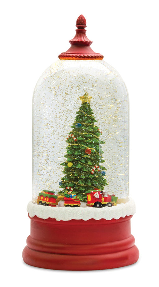 HYGGE CAVE | LED SNOW GLOBE WITH TREE & TRAIN