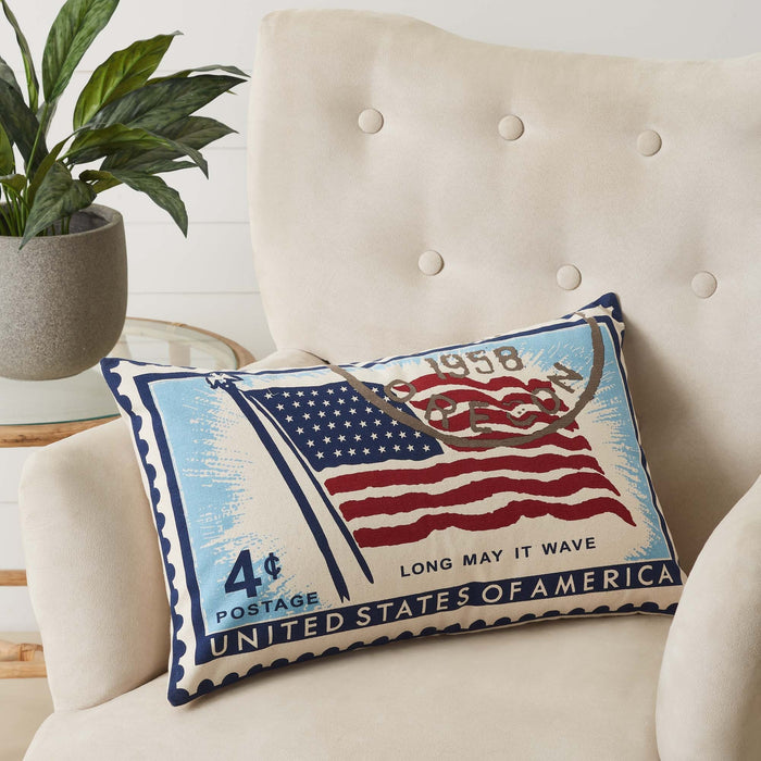 FLAG STAMP PILLOW - HYGGE CAVE