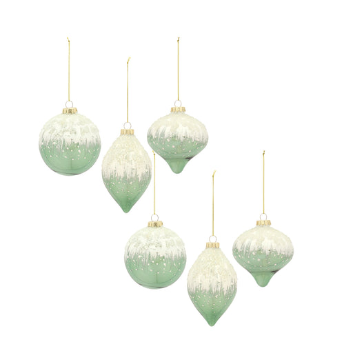 Opaque glass ball ornaments - hygge cave