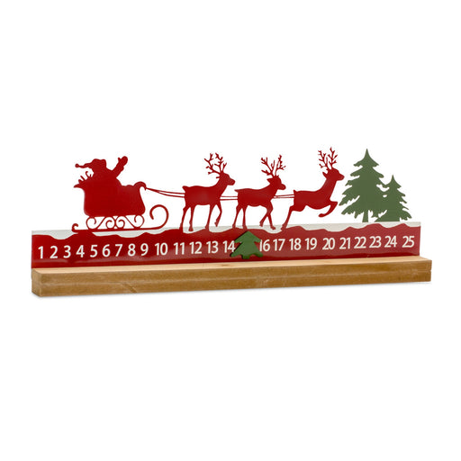 Santa's Sleigh Christmas Tree Advent Calendar - hygge cave