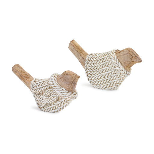 beautiful set of Bird Figurines with Sweaters - hygge cave