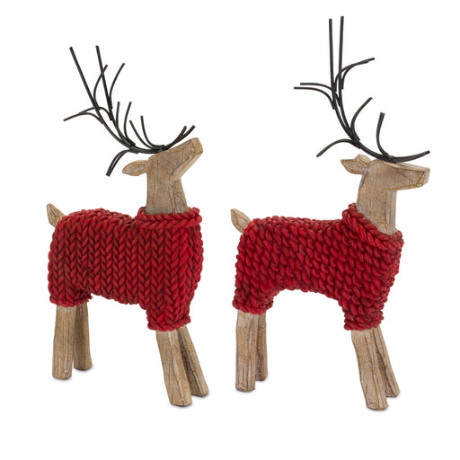 HYGGE CAVE | DEER WITH SWEATER (SET OF 2) 