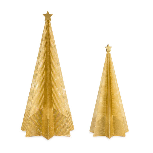  gold colored Christmas tree set - hygge cave