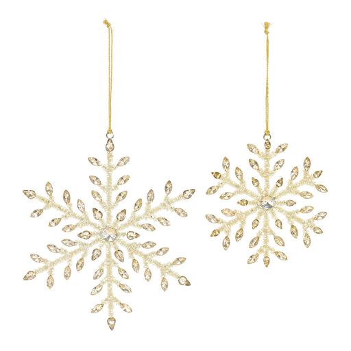  Snowflake Ornament Set OF 12 - hygge cave