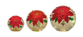  Christmas season with the stunning set of LED Poinsetta Orbs - hygge cave