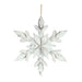 Six holiday snowflake ornaments - hygge cave
