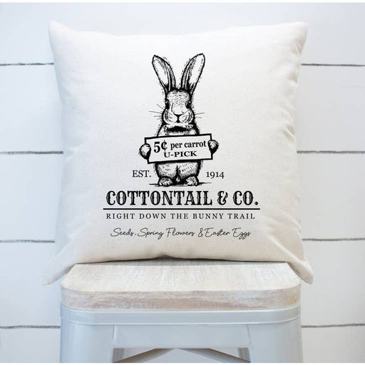 Cottontail and Co Pillow Cover