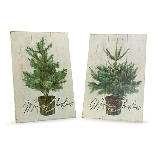 Vintage pair of Home Interiors and Gifts (Homco) Fruit Tree wall plaques - hygge cave