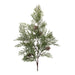  varigated cedar foliage paired with the pinecone accents and branch design - HYGGE CAVE