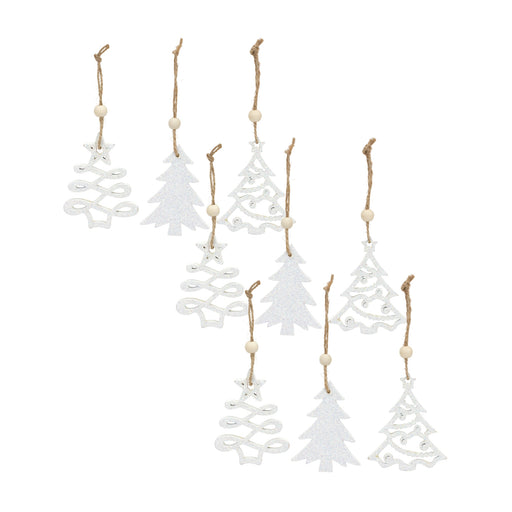 set of wooden Christmas trees  - hygge cave