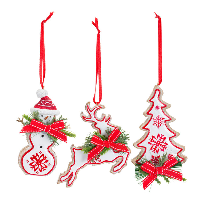 ornaments resembling decorated Christmas cookies - hygge cave