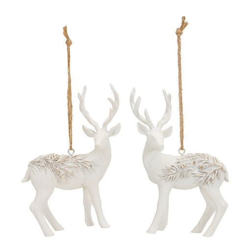 beautiful set of Deer Figurine Ornaments  - hygge cave